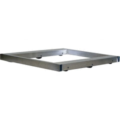 Vestil - 4,000 Lb Capacity Aluminum Pallet Dolly - 42" Long x 42" Wide x 4-1/4" High, 3" Wheels - Benchmark Tooling