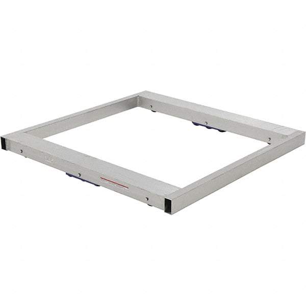 Vestil - 8,000 Lb Capacity Aluminum Pallet Dolly - 48" Long x 48" Wide x 4-1/4" High, 3" Wheels - Benchmark Tooling