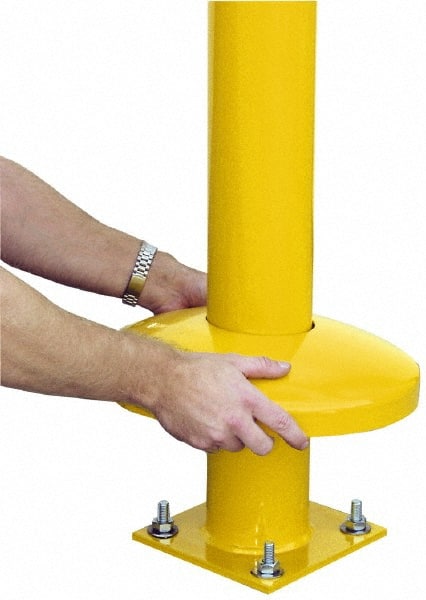 Vestil - Bollard Mounting Kits & Hardware Type: Dome Base Cover For Use With: 4-1/2" Diameter Bollards - Benchmark Tooling