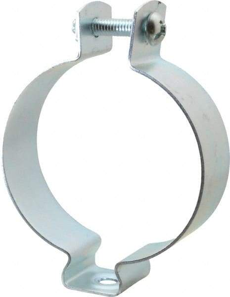 Cooper B-Line - Steel Rigid/EMT Conduit Hanger with Bolt - 3" EMT, 3" Rigid, 5/16" Rod, Zinc Plated Finish - Benchmark Tooling