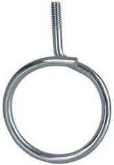 Cooper B-Line - 2" Pipe, Steel Threaded Bridle Rings - Silver, Zinc Plated, 50 Lb Capacity - Benchmark Tooling