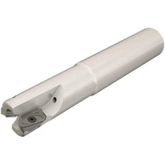 Iscar - 1-1/2" Cut Diam, 0.531" Max Depth of Cut, 1-1/4" Shank Diam, 6-1/2" OAL, Indexable Square Shoulder End Mill - HM90 AXCR 1505.. Inserts, Cylindrical Shank, 90° Lead Angle, Through Coolant, Series Helialu - Benchmark Tooling