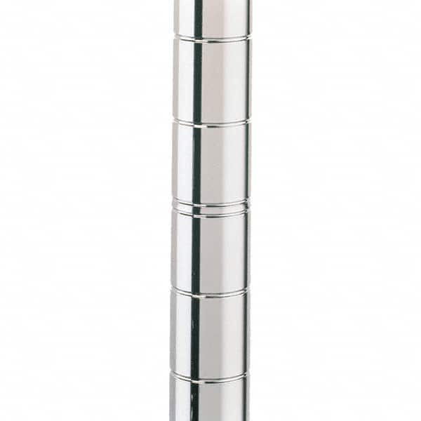 Metro - 1" Wide x 63" High x 1" Long Open Shelving Mobile Shelving Post - Benchmark Tooling