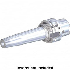 Kennametal - 3/8" Hole Diam, HSK40A Taper Shank Shrink Fit Tool Holder & Adapter - 80.01mm Projection, 23.88mm Nose Diam, 1.22" Clamping Depth, 25,000 RPM, Through Coolant - Exact Industrial Supply