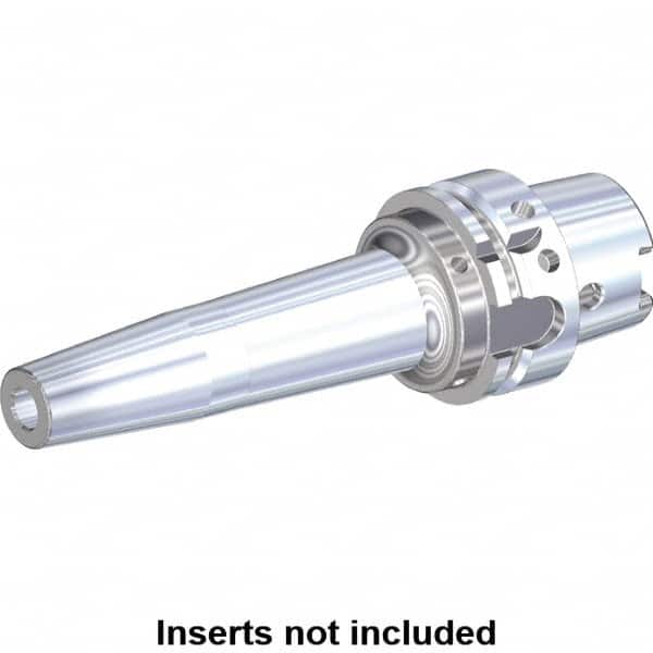 Kennametal - 1-1/4" Hole Diam, HSK100A Taper Shank Shrink Fit Tool Holder & Adapter - 6.3" Projection, 1.73" Nose Diam, 2.01" Clamping Depth, 25,000 RPM, Through Coolant - Exact Industrial Supply