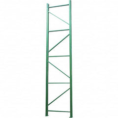 Vestil - 24,000 Lb Capacity Heavy-Duty Framing Upright Pallet Storage Rack - 42" Wide x 120" High x 42" Deep, Green - Benchmark Tooling