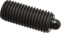 Vlier - 3/4-10, 1-3/4" Thread Length, 5/16" Plunger Projection, Steel Threaded Spring Plunger - 0.373 - 0.374" Max Plunger Diam, 1-3/4" Plunger Length, 6.7 Lb Init End Force, 37.3 Lb Final End Force - Benchmark Tooling