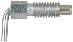 Vlier - 1/2-13, 0.85" Thread Length, 0.31" Plunger Diam, 0.5 Lb Init to 2 Lb Final End Force, Stainless Steel L Handle Plunger - 1-1/2" Body Length, 1" Length Under Head, 0.4" Plunger Projection - Benchmark Tooling