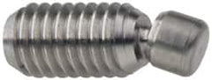 Gibraltar - 3/8-16, 2" OAL, Stainless Steel, Swivel Pad - Black Oxide Finish, 0.293" Pad Diam, 1-3/4" Thread Length, 7.5° Swivel Angle, 3/16" Hex Key - Benchmark Tooling