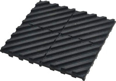 Barrymount - 4" Long x 4" Wide x 5/16" Thick, Neoprene, Machinery Leveling Pad & Mat - Benchmark Tooling