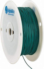 Alpha Wire - 24 AWG, 1 Strand, 305 m OAL, Tinned Copper Hook Up Wire - Green PVC Jacket, 0.052" Diam - Benchmark Tooling