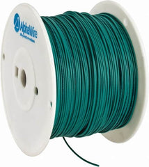 Alpha Wire - 18 AWG, 1 Strand, 305 m OAL, Tinned Copper Hook Up Wire - Green PVC Jacket, 0.072" Diam - Benchmark Tooling