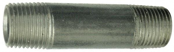 B&K Mueller - Schedule 40, 1-1/2 x 72" Galvanized Pipe Nipple - Threaded Steel - Benchmark Tooling