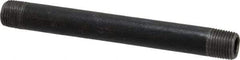 B&K Mueller - Schedule 40, 1/8" Diam x 3-1/2" Long Steel Black Pipe Nipple - Threaded - Benchmark Tooling