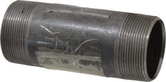 B&K Mueller - Schedule 40, 2" Diam x 5-1/2" Long Steel Black Pipe Nipple - Threaded - Benchmark Tooling