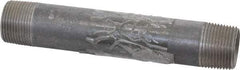 B&K Mueller - Schedule 40, 1" Diam x 7" Long Steel Black Pipe Nipple - Threaded - Benchmark Tooling