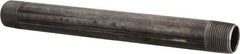 B&K Mueller - Schedule 40, 3/4" Diam x 9" Long Steel Black Pipe Nipple - Threaded - Benchmark Tooling
