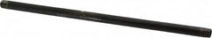 B&K Mueller - Schedule 40, 1/8" Diam x 10" Long Steel Black Pipe Nipple - Threaded - Benchmark Tooling