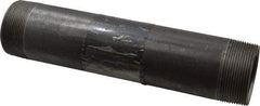 B&K Mueller - Schedule 40, 2" Diam x 10" Long Steel Black Pipe Nipple - Threaded - Benchmark Tooling