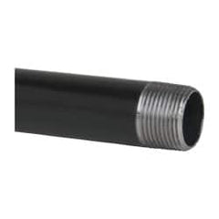 B&K Mueller - Schedule 40, 1" Diam x 36" Long Steel Black Pipe Nipple - Threaded - Benchmark Tooling