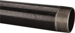 B&K Mueller - Schedule 40, 2" Diam x 36" Long Steel Black Pipe Nipple - Threaded - Benchmark Tooling