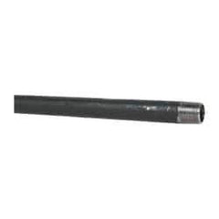 B&K Mueller - Schedule 40, 1/2" Diam x 48" Long Steel Black Pipe Nipple - Threaded - Benchmark Tooling