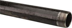 B&K Mueller - Schedule 40, 1-1/2" Diam x 48" Long Steel Black Pipe Nipple - Threaded - Benchmark Tooling