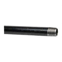 B&K Mueller - Schedule 40, 1/2" Diam x 60" Long Steel Black Pipe Nipple - Threaded - Benchmark Tooling