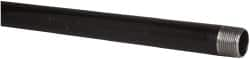 B&K Mueller - Schedule 40, 1" Diam x 72" Long Steel Black Pipe Nipple - Threaded - Benchmark Tooling