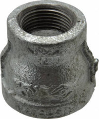 B&K Mueller - Class 150, 1 x 3/4" Galvanized Pipe Reducing Coupling - Threaded, Malleable Iron - Benchmark Tooling
