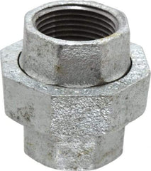 Value Collection - Class 150, 1" Galvanized Pipe Union - Threaded, Malleable Iron - Benchmark Tooling