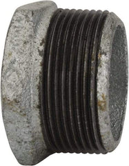 B&K Mueller - Class 150, 1-1/2 x 1-1/4" Galvanized Pipe Hex Bushing - Threaded, Malleable Iron - Benchmark Tooling