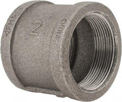 Value Collection - Size 2", Class 150, Malleable Iron Black Pipe Coupling - 150 psi, Threaded End Connection - Benchmark Tooling
