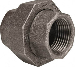 Value Collection - Size 1", Class 150, Malleable Iron Black Pipe Union - 150 psi, Threaded End Connection - Benchmark Tooling