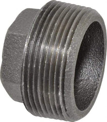 B&K Mueller - Size 1-1/2 x 1/2", Class 150, Malleable Iron Black Pipe Hex Bushing - 150 psi, Threaded End Connection - Benchmark Tooling
