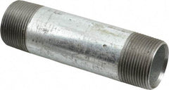 B&K Mueller - Schedule 40, 1-1/4 x 5-1/2" Galvanized Pipe Nipple - Threaded Steel - Benchmark Tooling