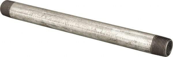 B&K Mueller - Schedule 40, 3/4 x 11" Galvanized Pipe Nipple - Threaded Steel - Benchmark Tooling