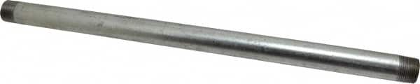 B&K Mueller - Schedule 40, 3/4 x 18" Galvanized Pipe Nipple - Threaded Steel - Benchmark Tooling