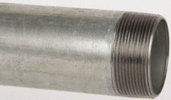 B&K Mueller - Schedule 40, 2 x 30" Galvanized Pipe Nipple - Threaded Steel - Benchmark Tooling