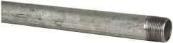 B&K Mueller - Schedule 40, 1 x 48" Galvanized Pipe Nipple - Threaded Steel - Benchmark Tooling