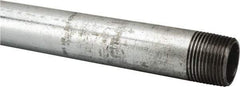 B&K Mueller - Schedule 40, 3/4 x 72" Galvanized Pipe Nipple - Threaded Steel - Benchmark Tooling