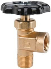 Parker - FNPTF x MNPTF End Connection Brass Truck Valve - 2.72" OAL, 3/8" Pipe - Benchmark Tooling