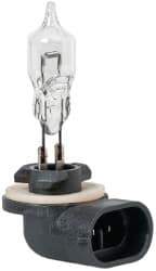 Value Collection - 12 Volt, Halogen Auxiliary Automotive Miniature Lamp - 49.92 Watt, Clear - Benchmark Tooling