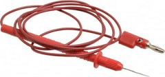 Pomona - Red Electrical Test Equipment Probe - Use with Digital Multimeters - Benchmark Tooling