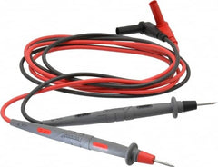 Pomona - Black/Red Electrical Test Equipment Leads Set - Use with Digital Multimeters - Benchmark Tooling