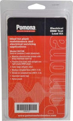 Pomona - Electrical Test Equipment Leads Set - Use with AmProbes Multimeters, Fluke Multimeters, H.P. Multimeters, Tektronix Multimeters, Wavetek Digital Multimeters - Benchmark Tooling