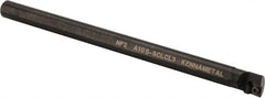 Kennametal - 19.56mm Min Bore Diam, 10" OAL, 5/8" Shank Diam, A-SCLC Indexable Boring Bar - CC.. Insert, Screw Holding Method - Benchmark Tooling