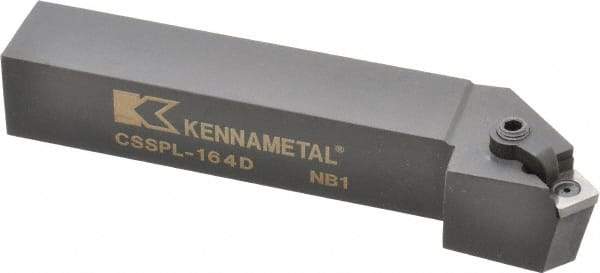 Kennametal - CSSP, Left Hand Cut, 45° Lead Angle, 1" Shank Height x 1" Shank Width, Positive Rake Indexable Turning Toolholder - 6" OAL, SP..42. Insert Compatibility, Series Kendex - Benchmark Tooling