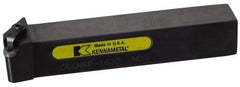 Kennametal - CRGN, Right Hand Cut, 8° Lead Angle, 1" Shank Height x 1" Shank Width, Negative Rake Indexable Turning Toolholder - 6" OAL, RN..32. Insert Compatibility, Series Kendex - Benchmark Tooling