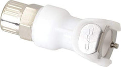 CPC Colder Products - 3/8" OD, Acetal Push-to-Connect Male Connector - 120 Max psi, White - Benchmark Tooling